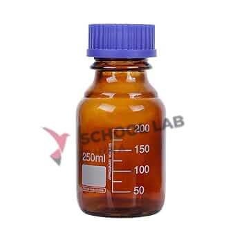 Screw Top Reagent Bottle - Amber/Blue Cap - 250ml